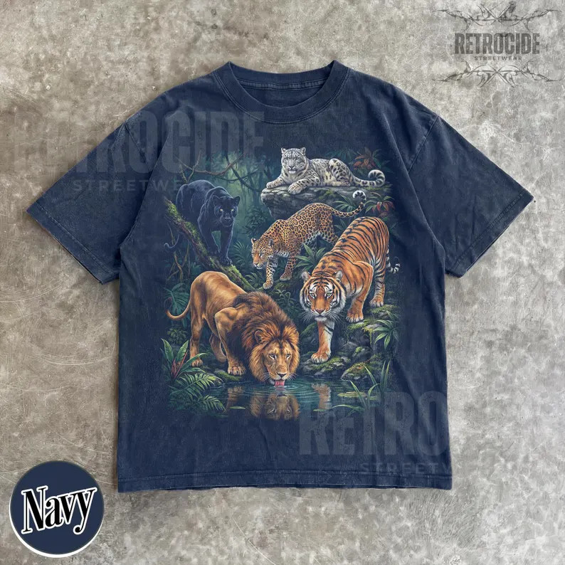 Vintage Amazonas Rainforest Animal Comfort Tee Shirt Soft Nature Wildlife Gift gallery