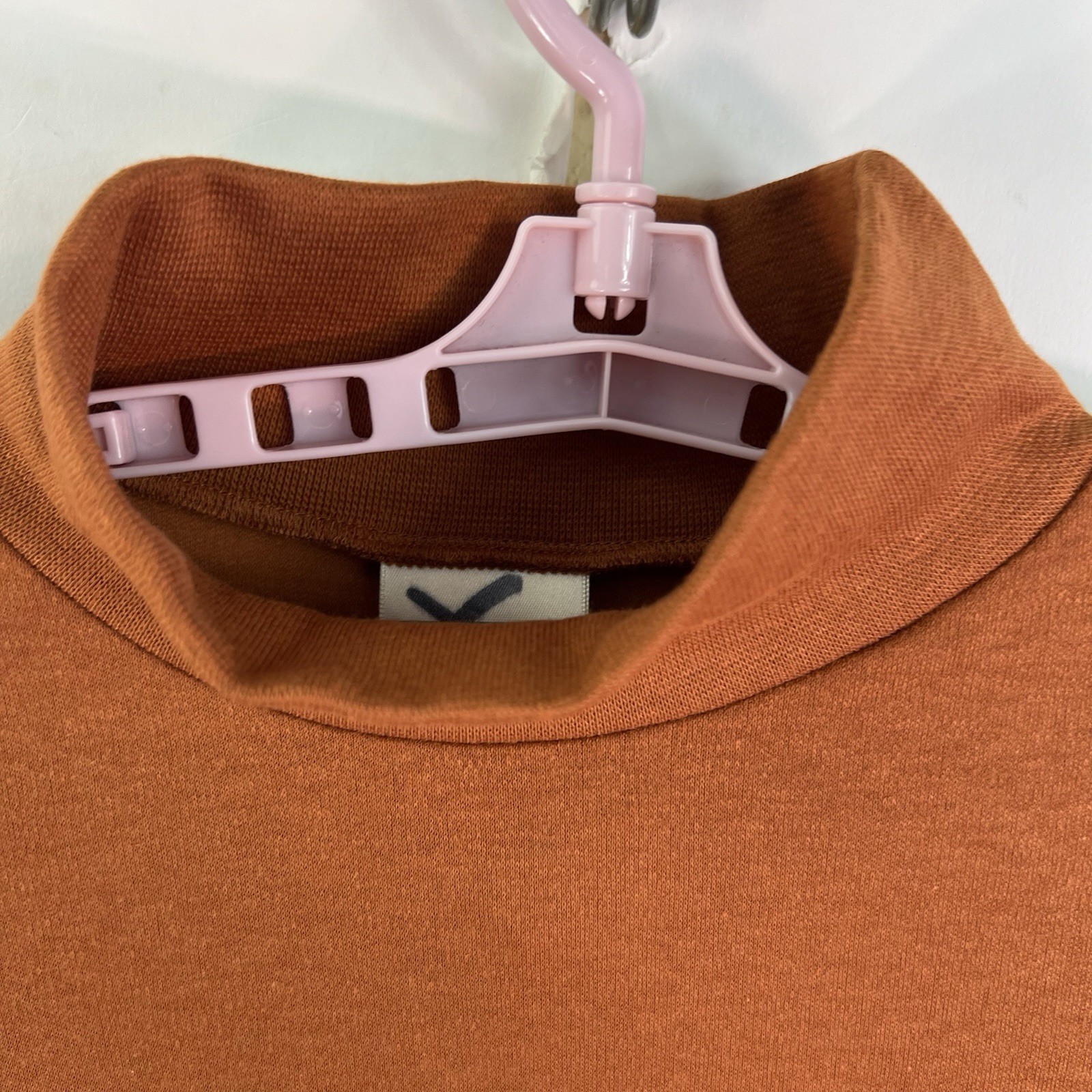 LL Bean High Neck Long Sleeve Shirt Mens Size LT Tall Amber Stretch Soft US Made gallery