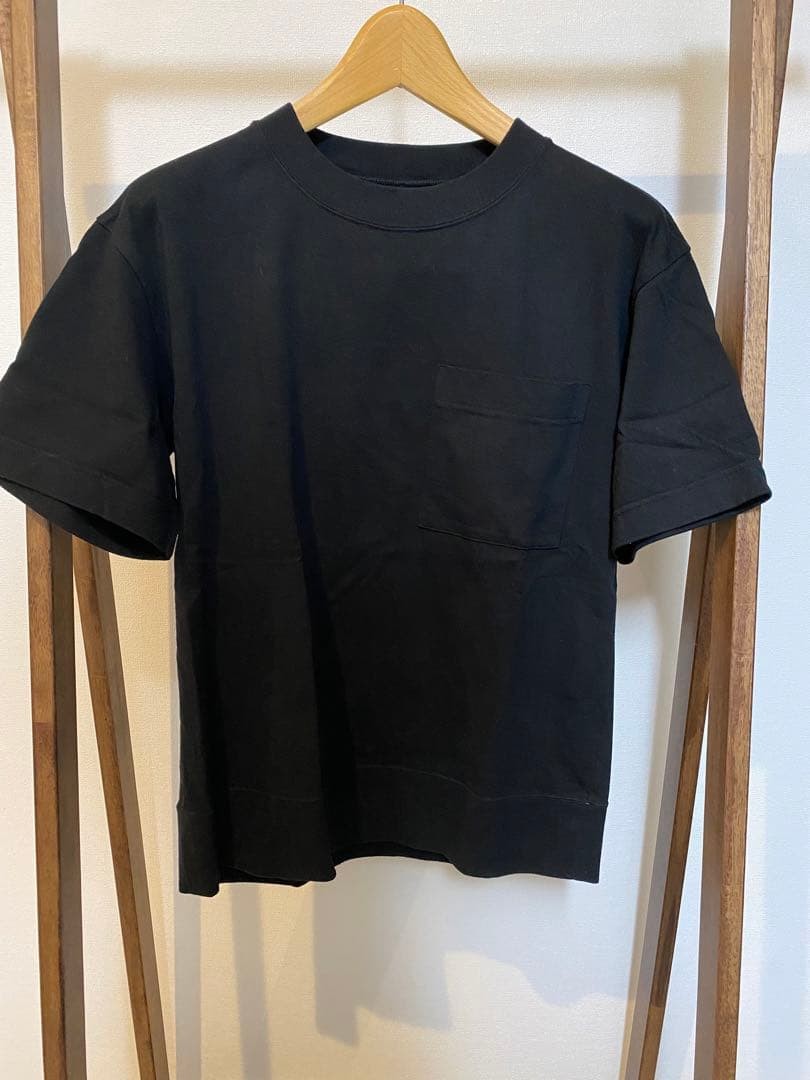 Margaret Howell Short Sleeve T-shirt M Used Wool Blend Casual Blue