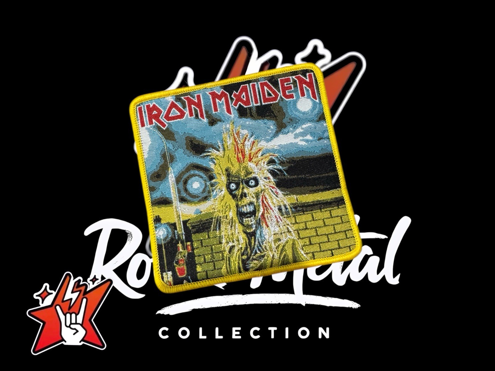 Iron Maiden Exclusiv Woven Patch Cover Album Metallica Judas Priest Saxon Dio gallery