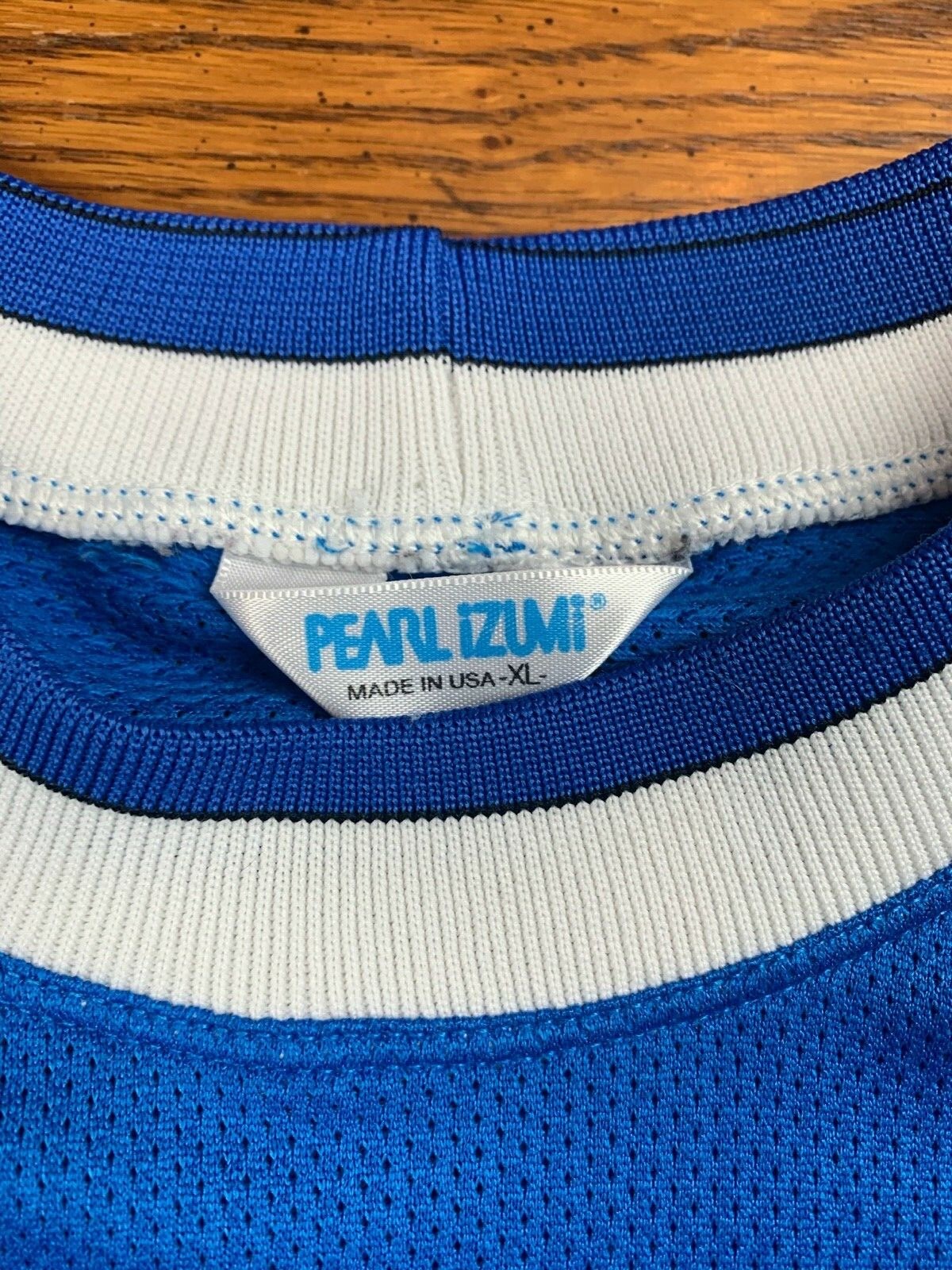 Vintage Spring 1999 PEARL iZUMi Jersey Shirt Sz XL USA Blue Cycling Mesh Bicycle gallery