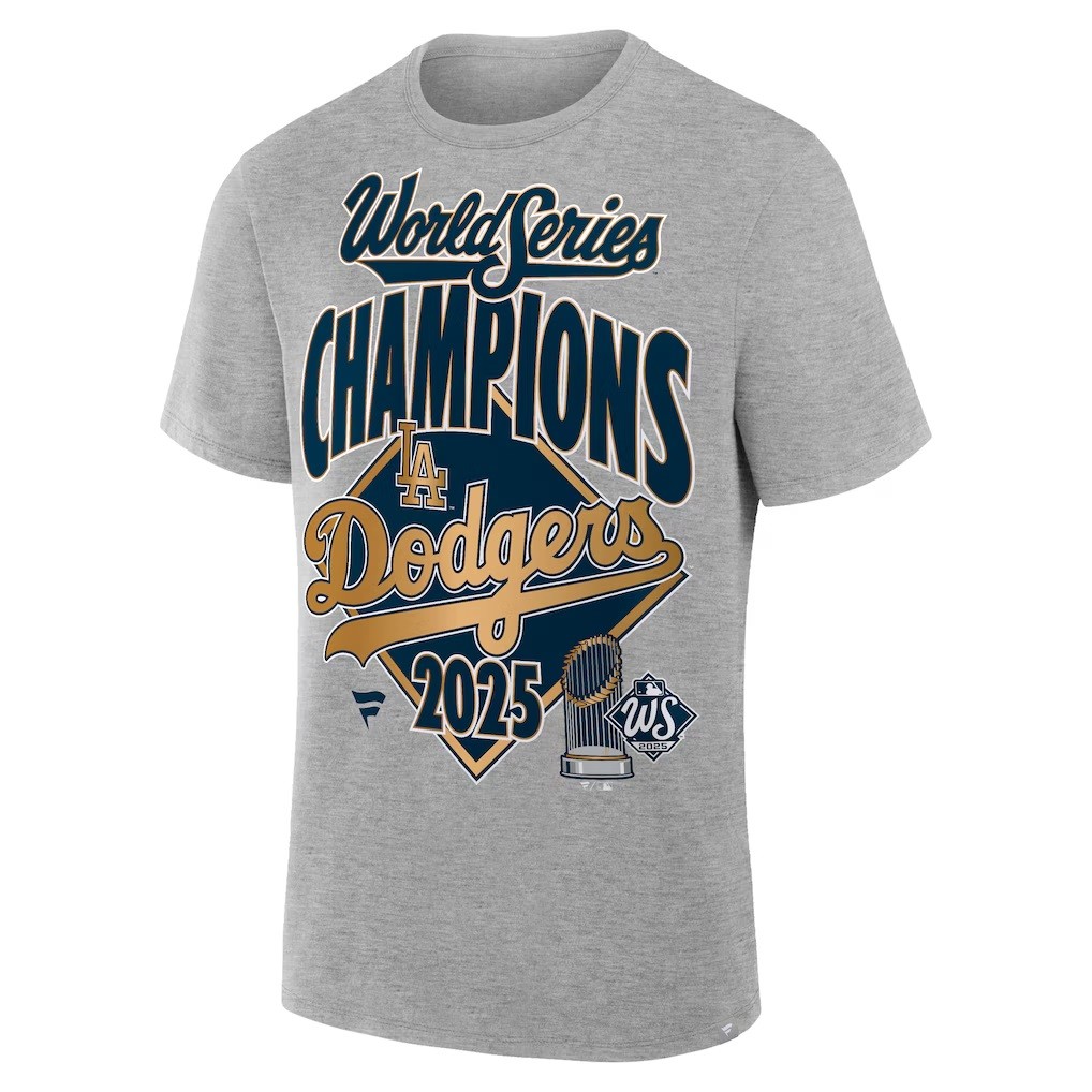 Big & Tall Los Angeles Dodgers World Series Champs Locker Room T-Shirt 3X 4X 5X gallery