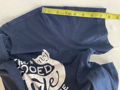 J.Crew NWT Mercantile Broken-in tattooed whale T-shirt Deep-Navy Size XS J0377