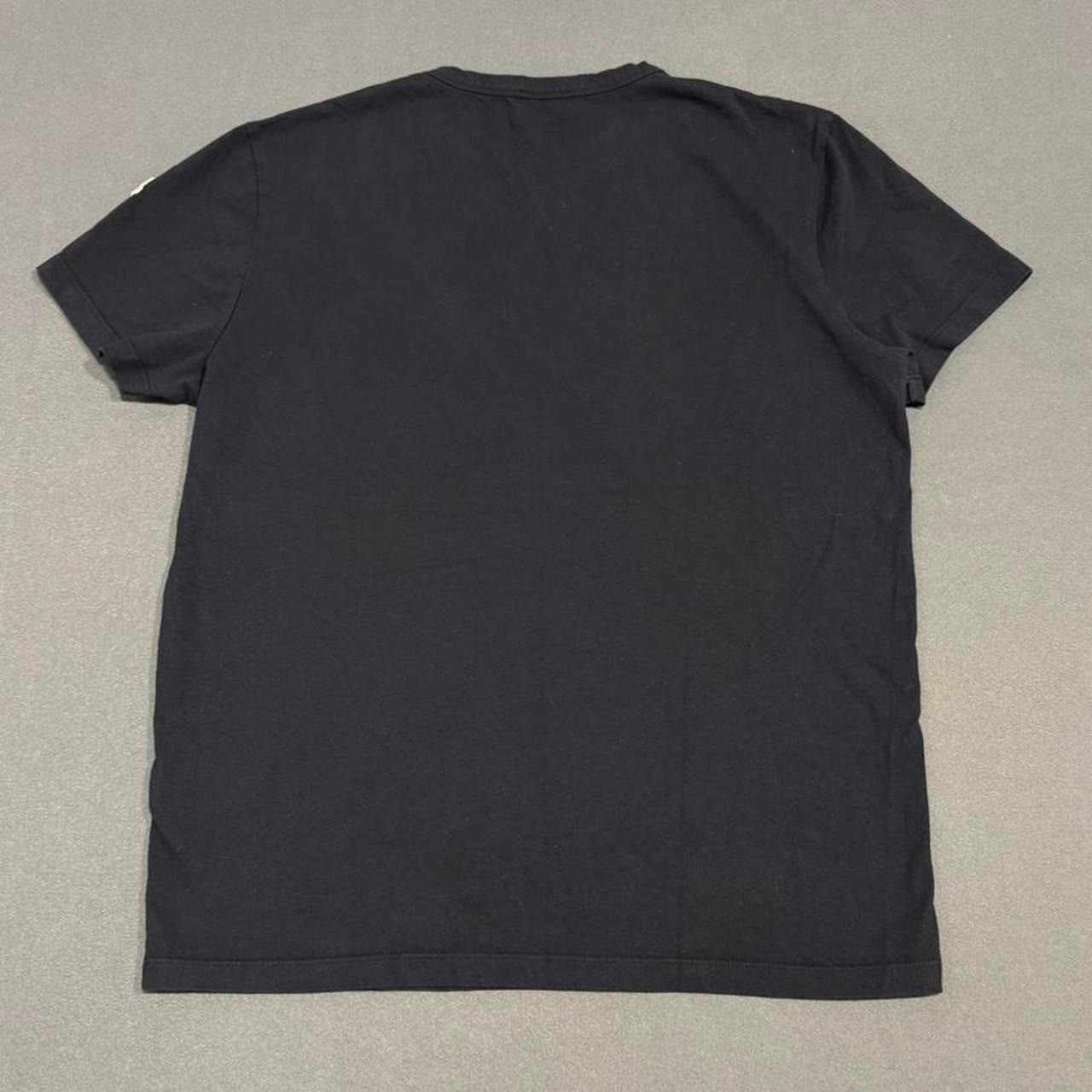Moncler Maglia T-shirt Big Logo Black Men's Small Black gallery