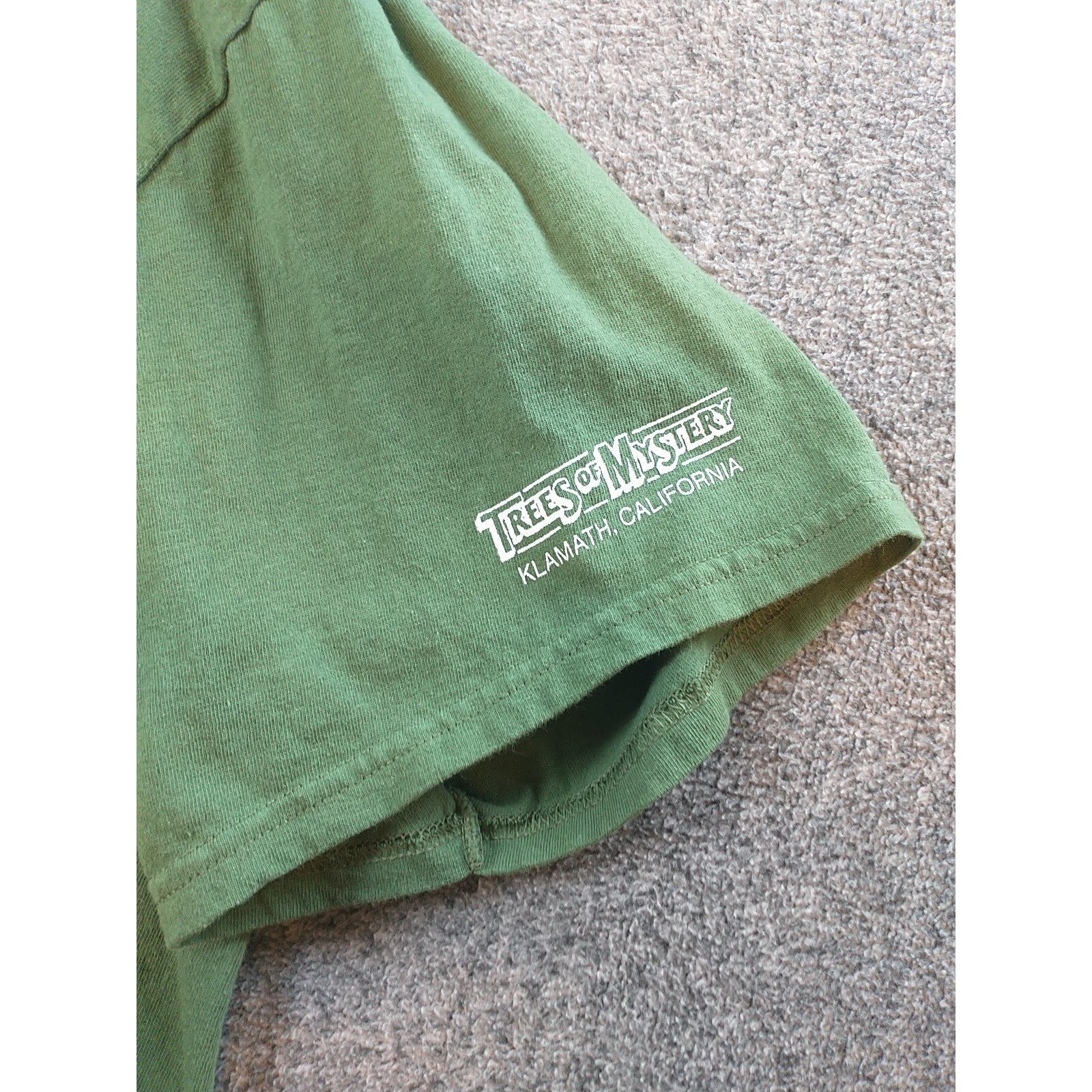 Gildan Mens 3XL Green Military Fighting Vehicle Mule Humor T-Shirt Trees Mystery gallery