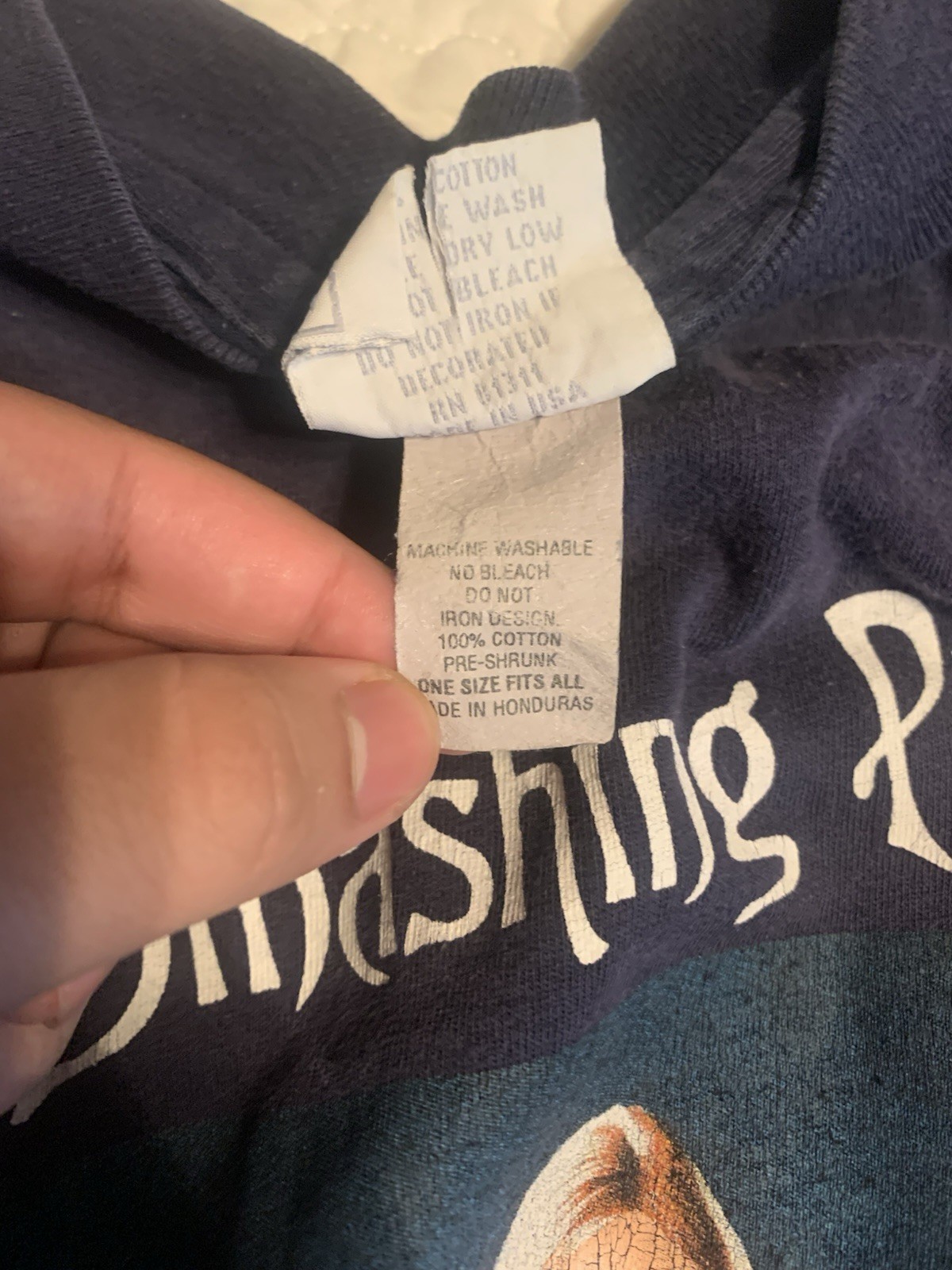 VTG 95 smashing pumpkins Mellon Collie Infinite Sadness Parking Lot Boot T Sz XL gallery