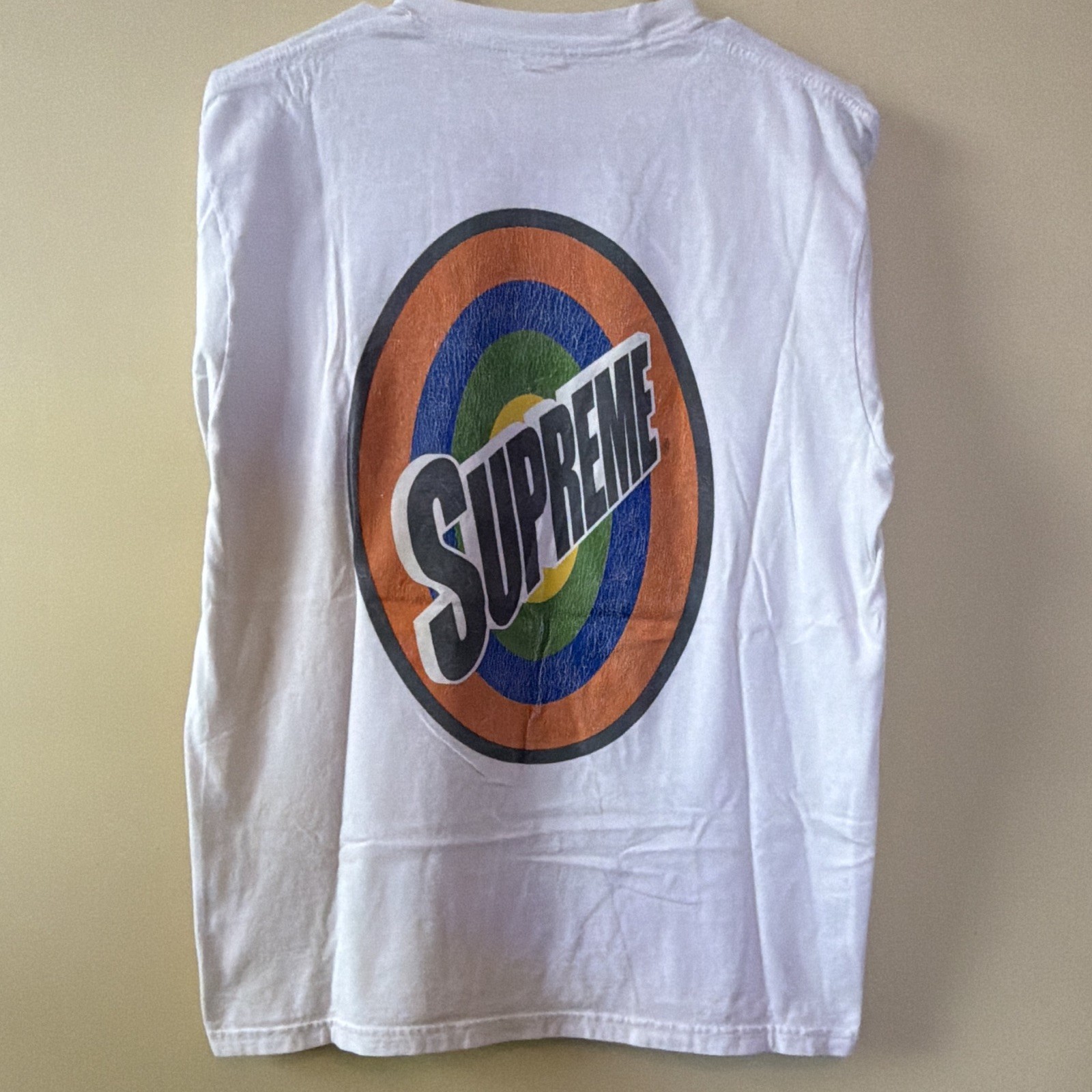 Mens S Supreme Tide Logo T shirt White SS16 gallery