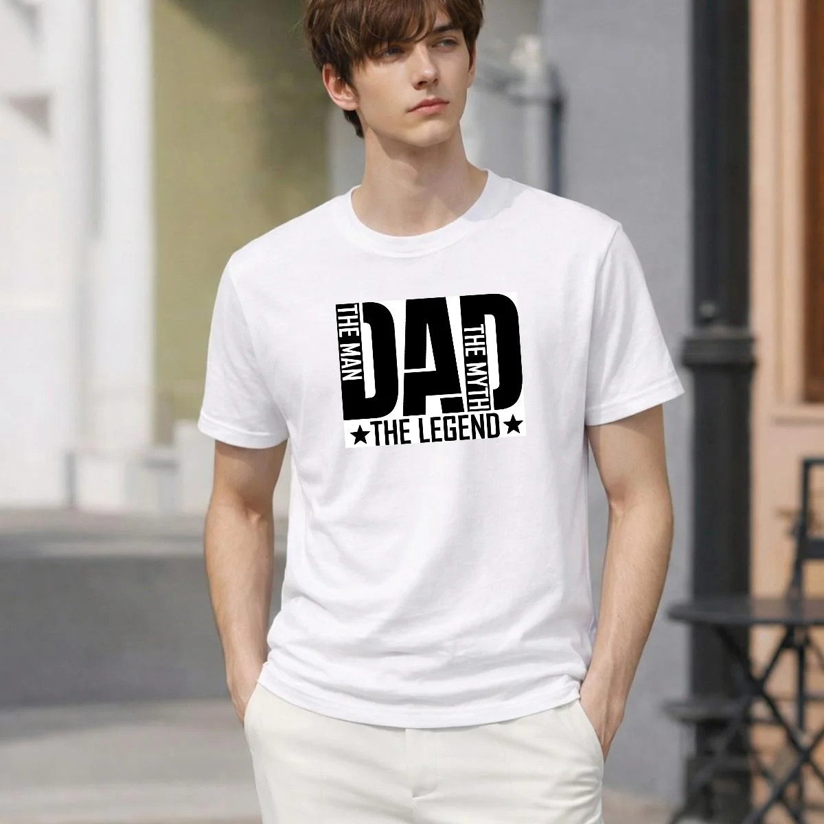 Father’s Day Printed Men’s T-Shirt | Premium Cotton T-Shirt USA Printed gallery