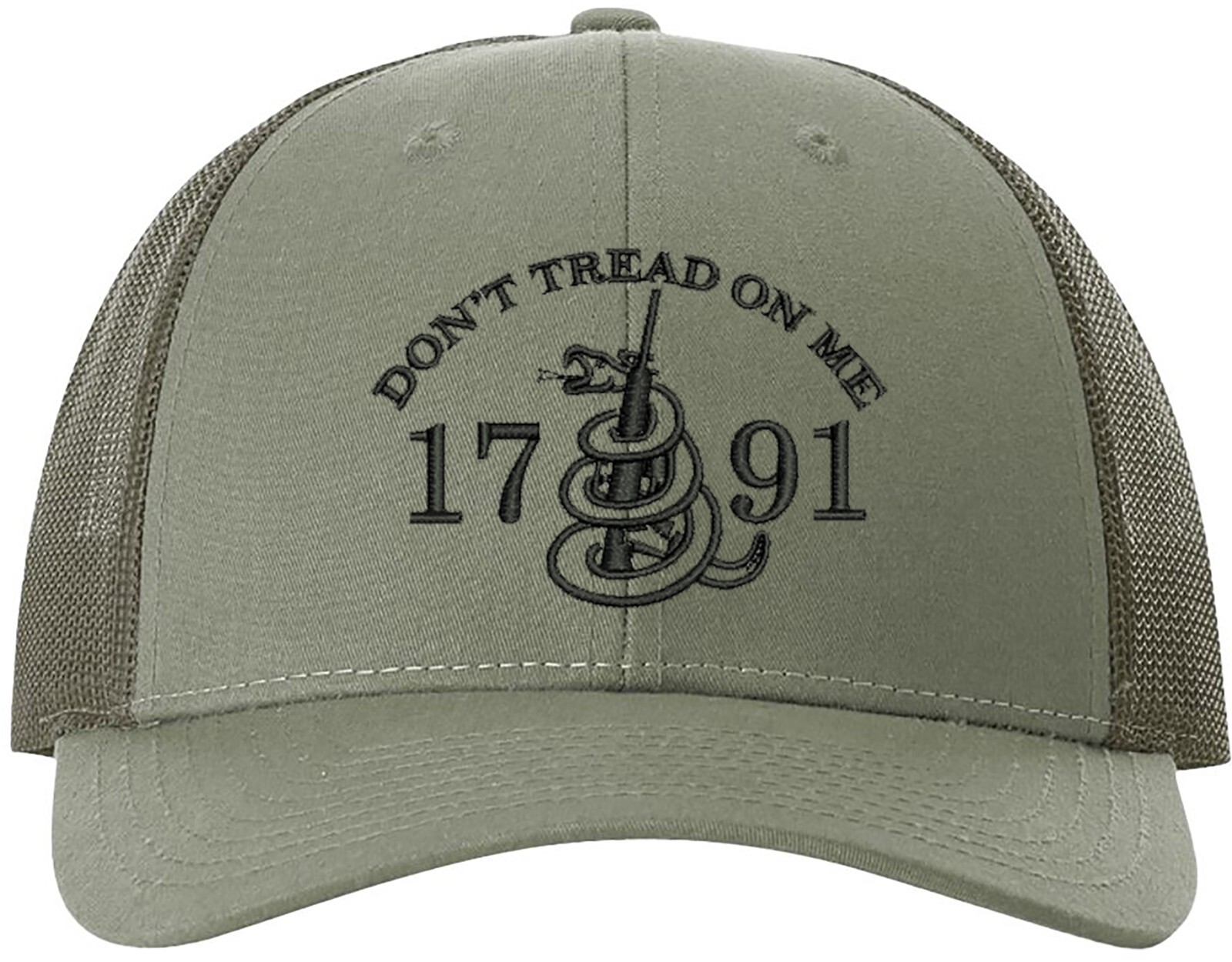 Don't Tread On Me 2A Richardson Embroidered One Size Fits All Trucker Hats gallery