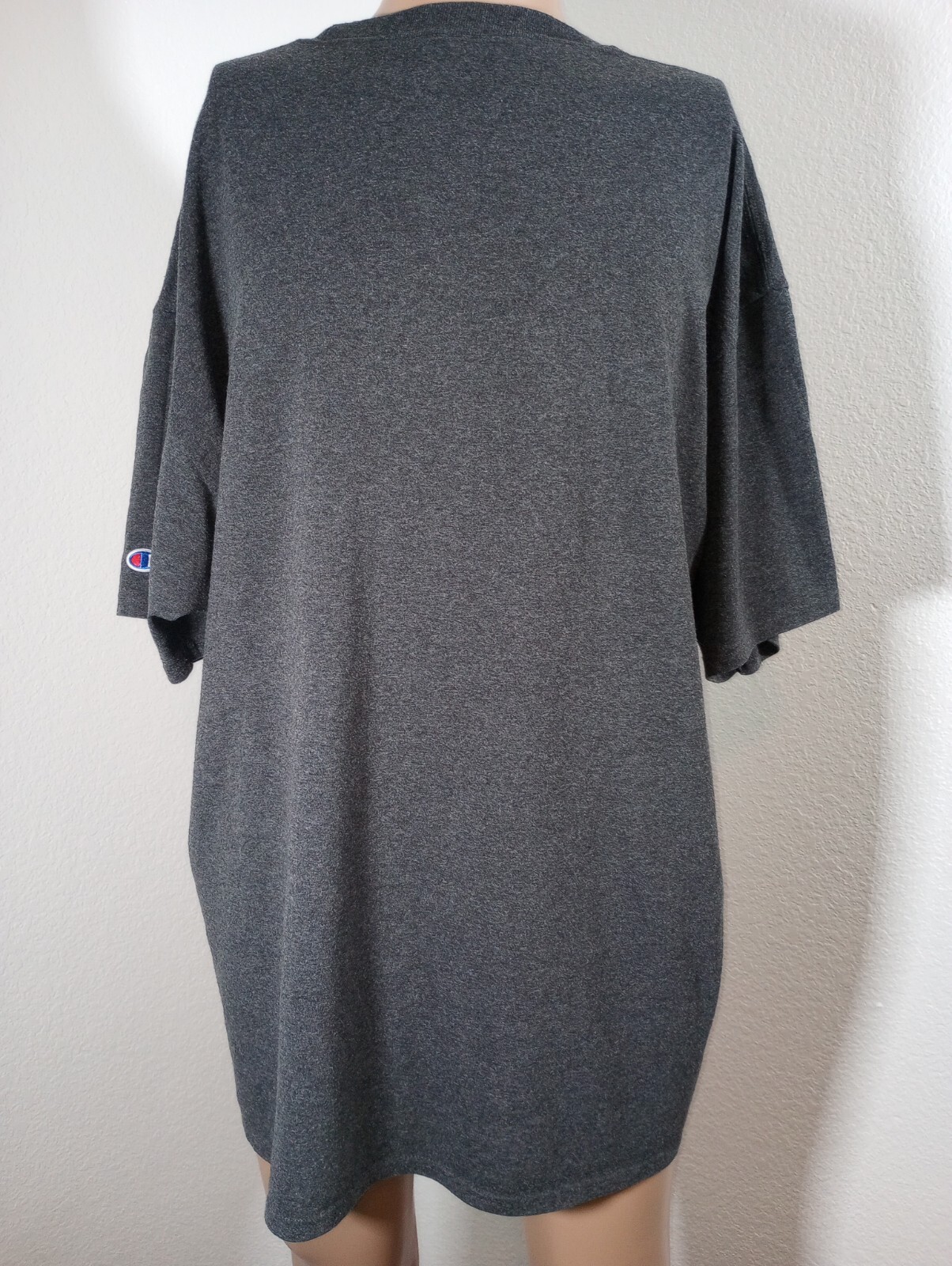 Champion Authentic HOWARD ALUMNI Reg Men's 2XL 50% Cotton 50% Poly Gray Tee gallery
