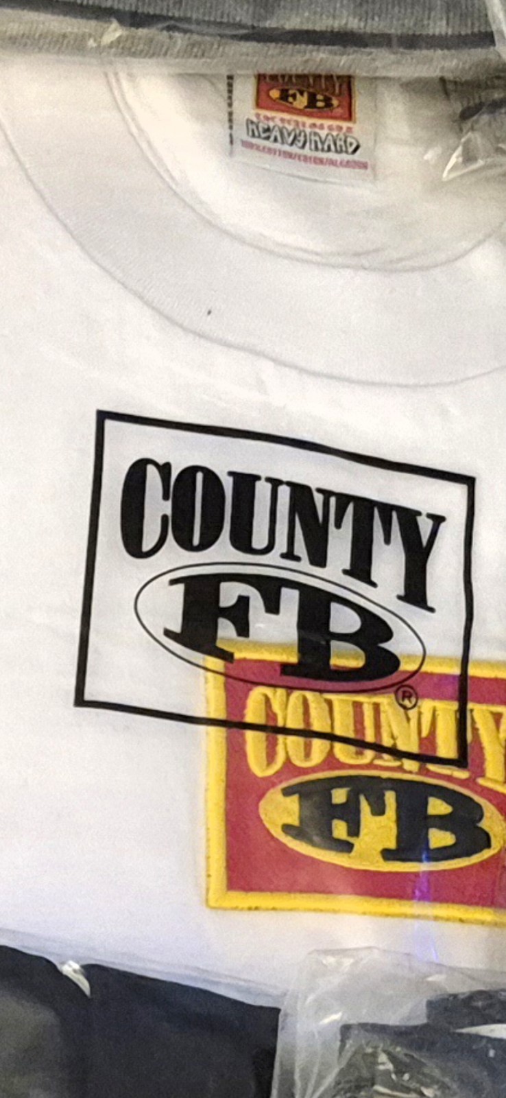 Fb County Embroidered Box Logo Shirt Size M gallery