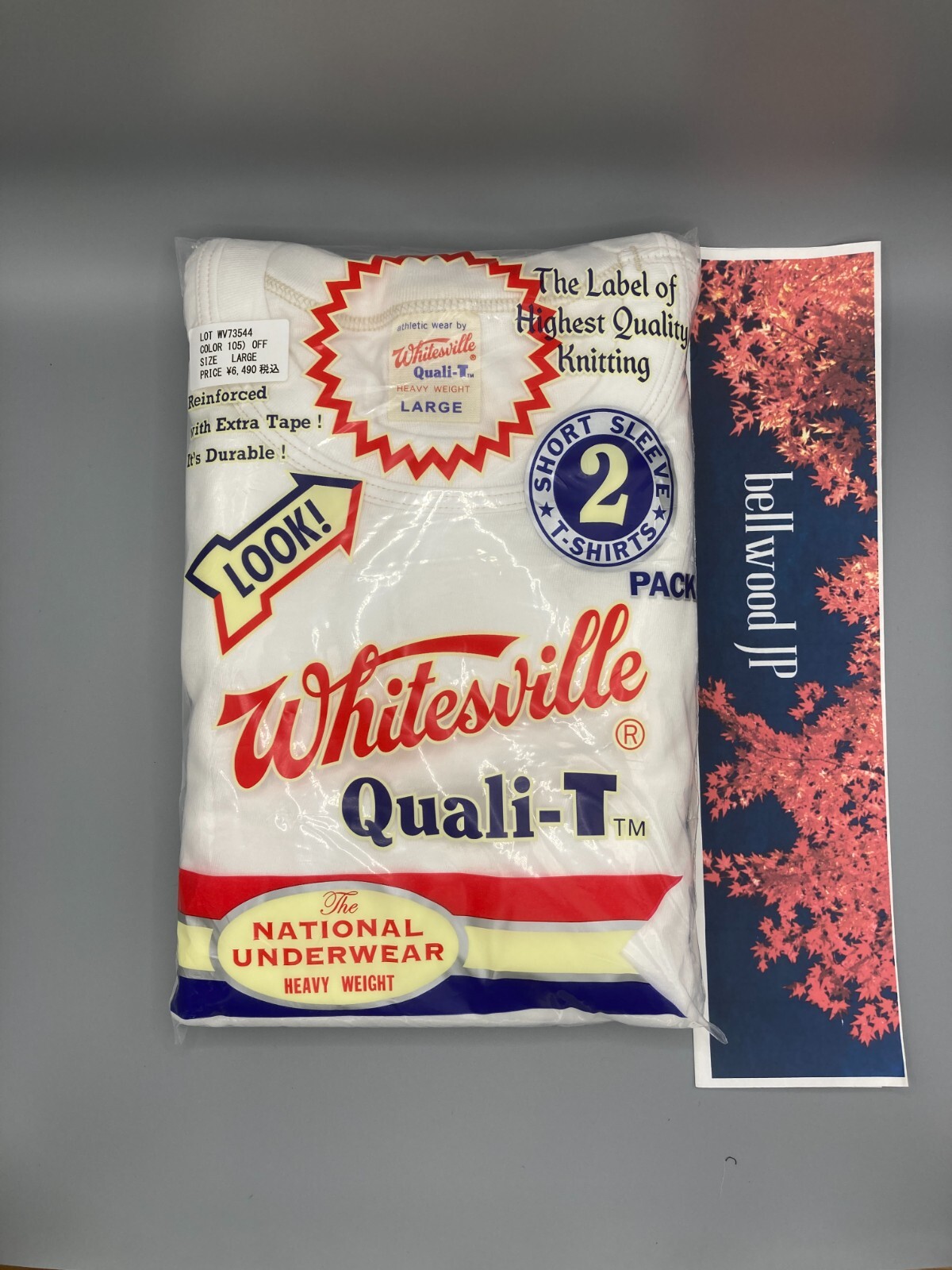 WHITESVILLE T-SHIRT WV73544 2-PACK White Shipping Fedex or DHL Fast ship gallery