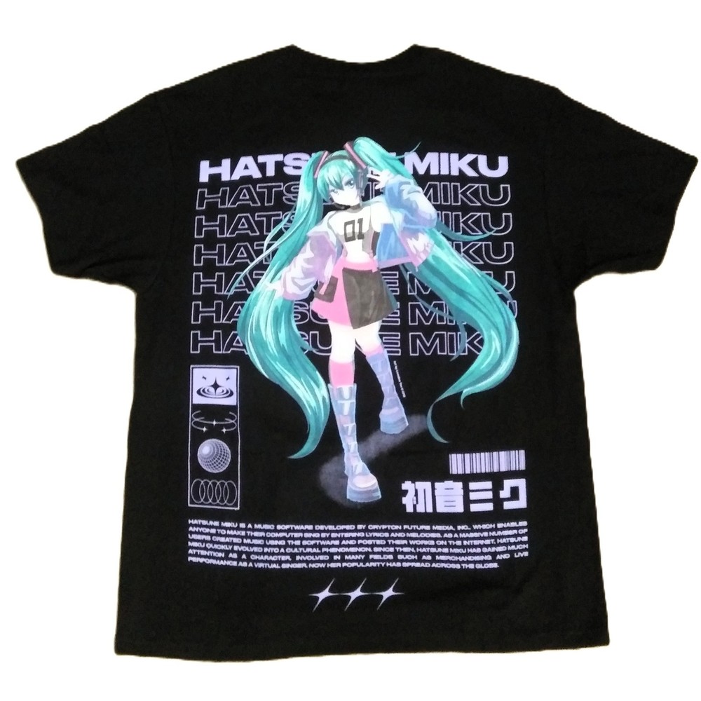 Hatsune Miku T-Shirt Large Double Sided