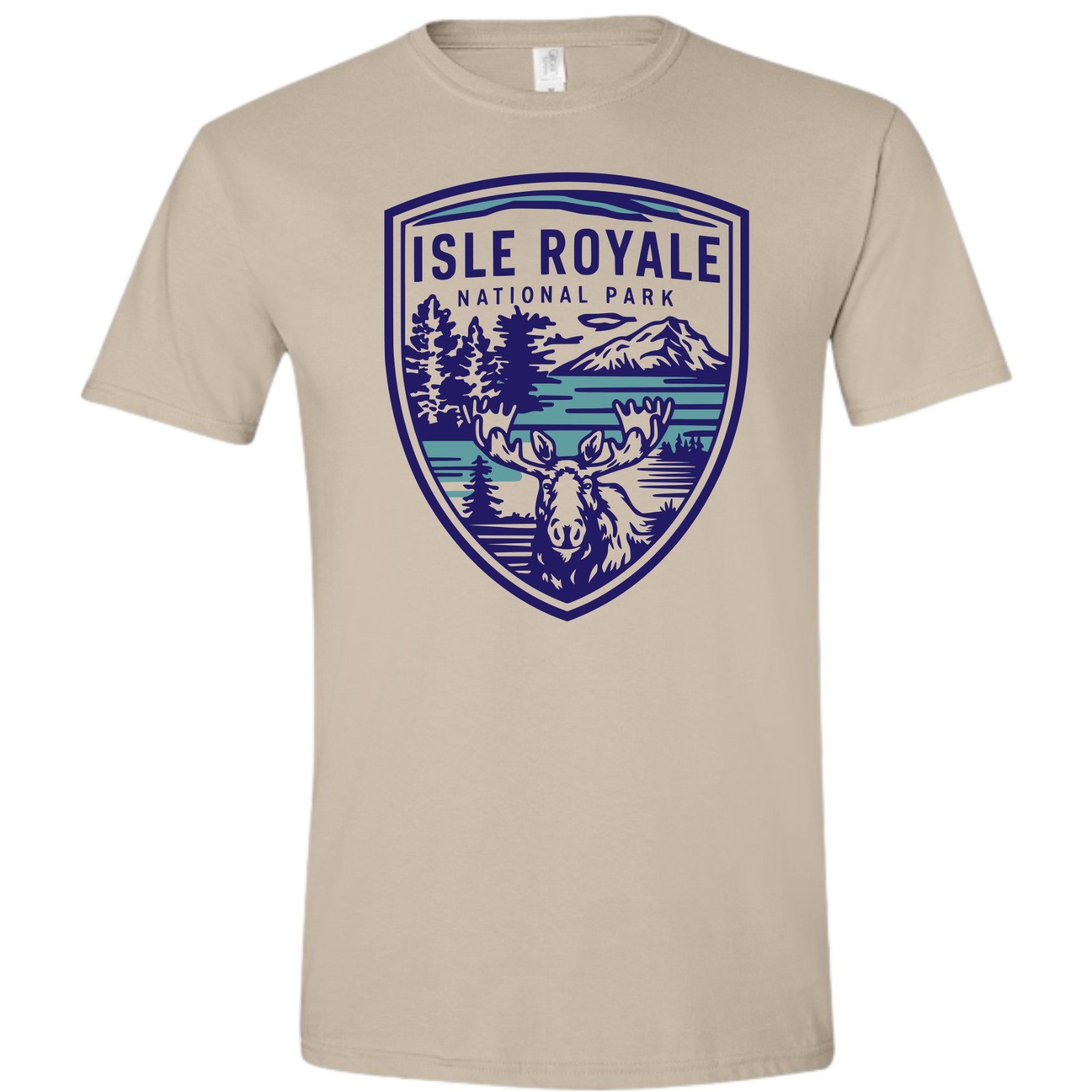 Isle Royale National Park T-Shirt Moose Nature Hiking Outdoors gallery