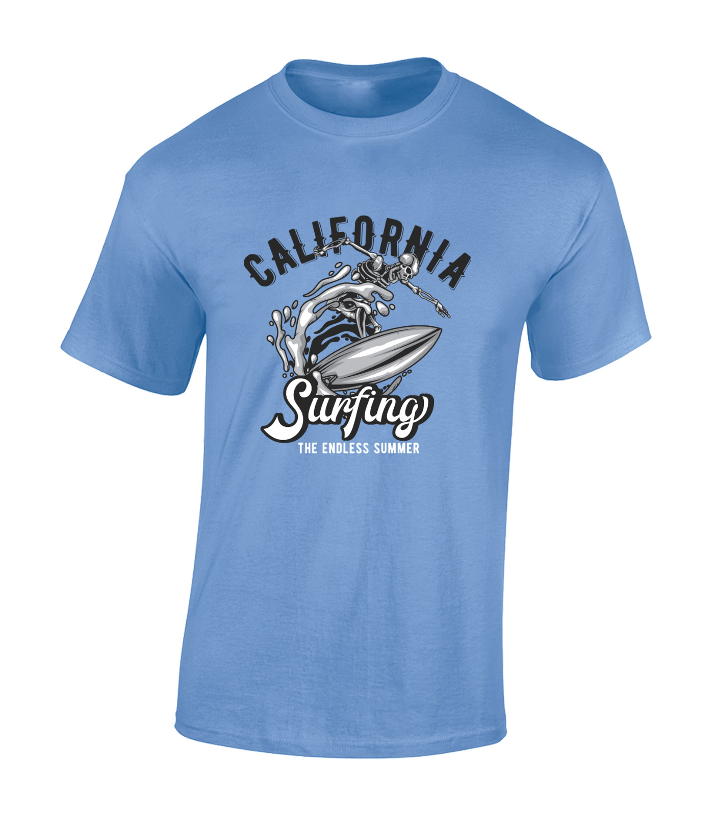CALIFORNIA SURFING MENS T SHIRT SURFER SURFBOARD SUMMER HOLIDAY CLOTHING TOP gallery