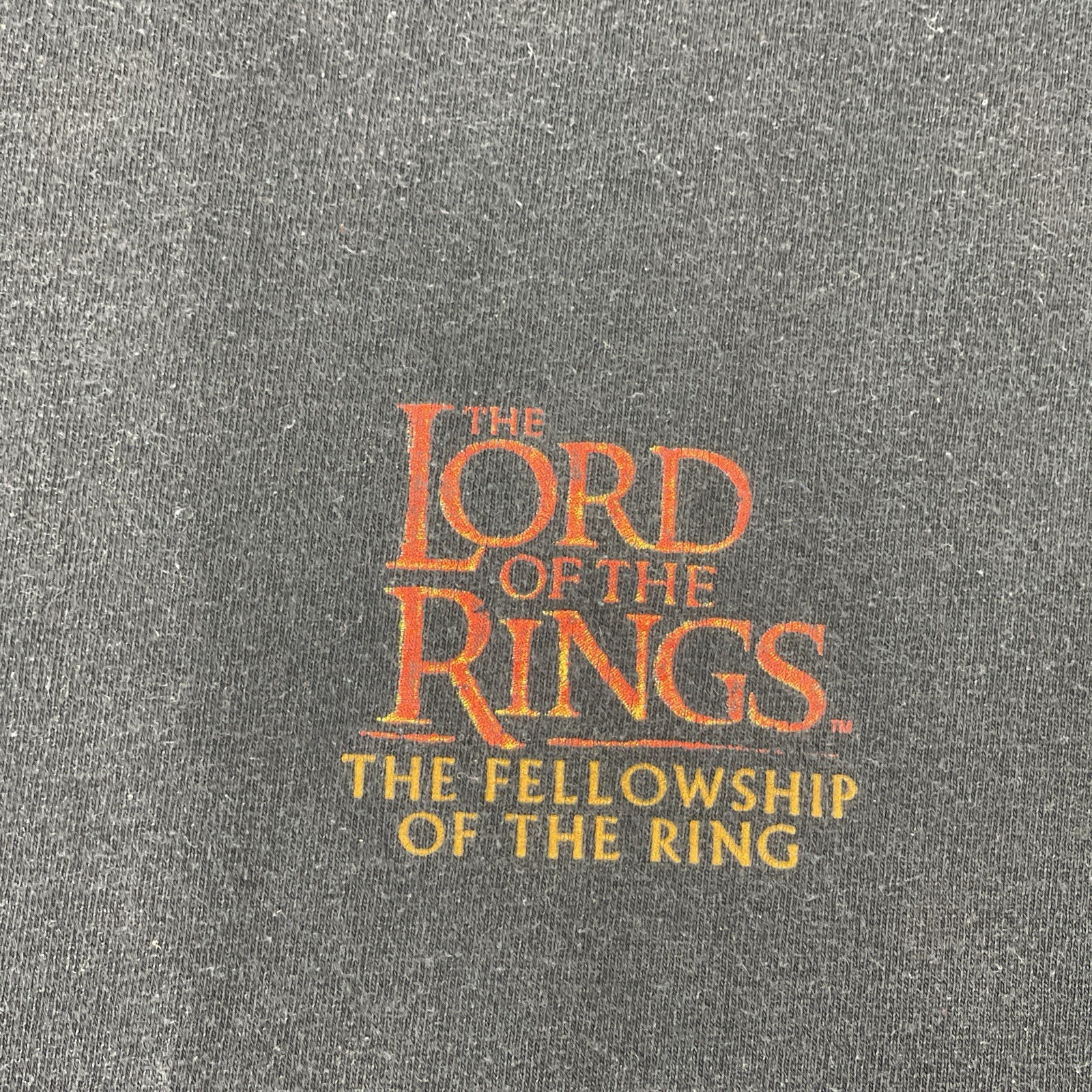 Vintage Lord Of The Rings The Fellowship Of The Ring T-Shirt Men's XL 2001 Y2K gallery