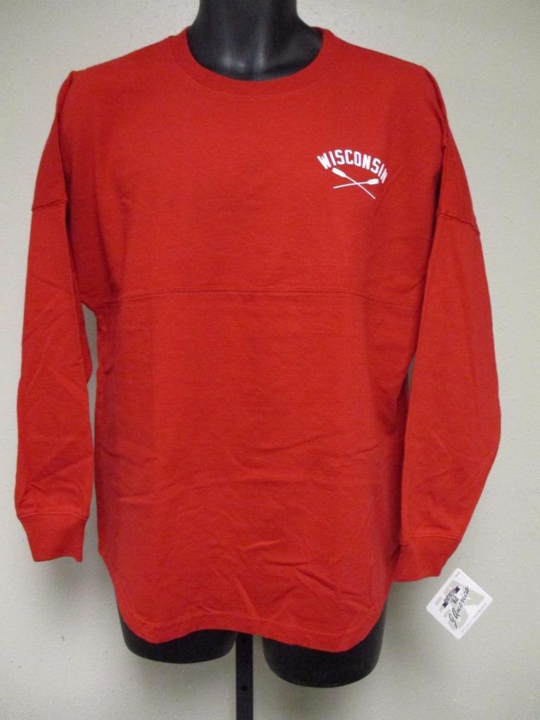 NEW Wisconsin Adult Mens Sizes XS-S-M-L-XL Graphic Boat Long Sleeve Shirt gallery