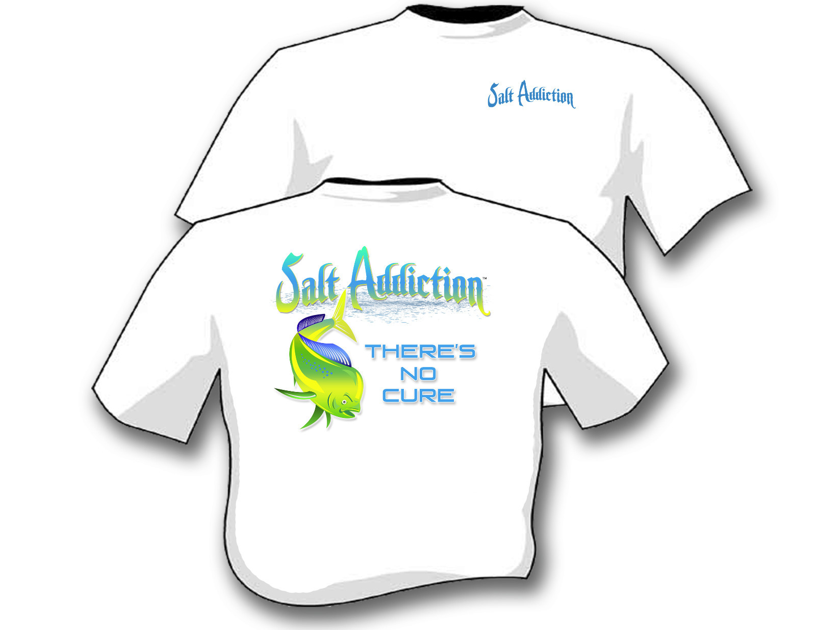 Salt Addiction Fishing t shirt,dolphin,Saltwater shirt,Ocean,Fish,reel,rod,life gallery