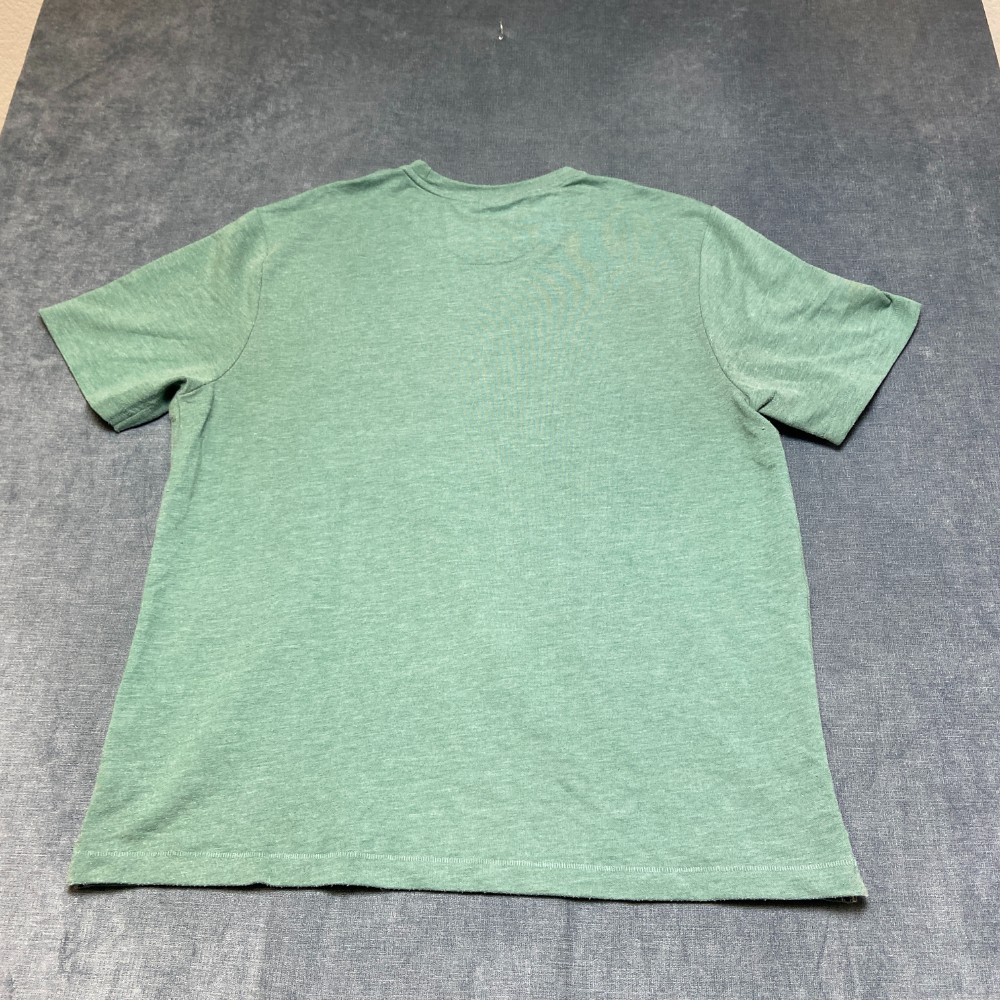 Chaps T-Shirt Mens 2XL Heather Green Embroidered Logo Everyday Wear Casual Tee gallery