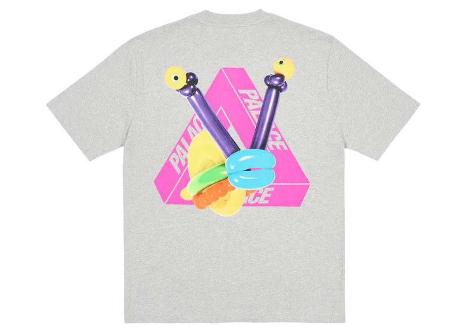 Palace Tri-Twister Tee Grey Marl • Medium gallery