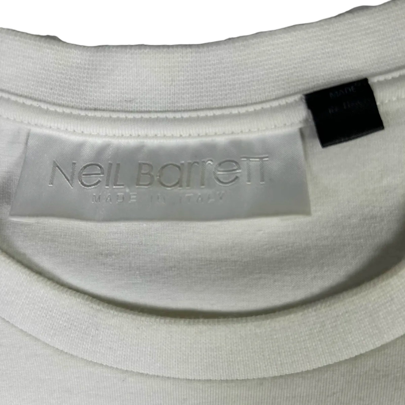 Neil Barrett T Shirt Men's "No Unauthorised Access" Made in Italy Loose Fit gallery