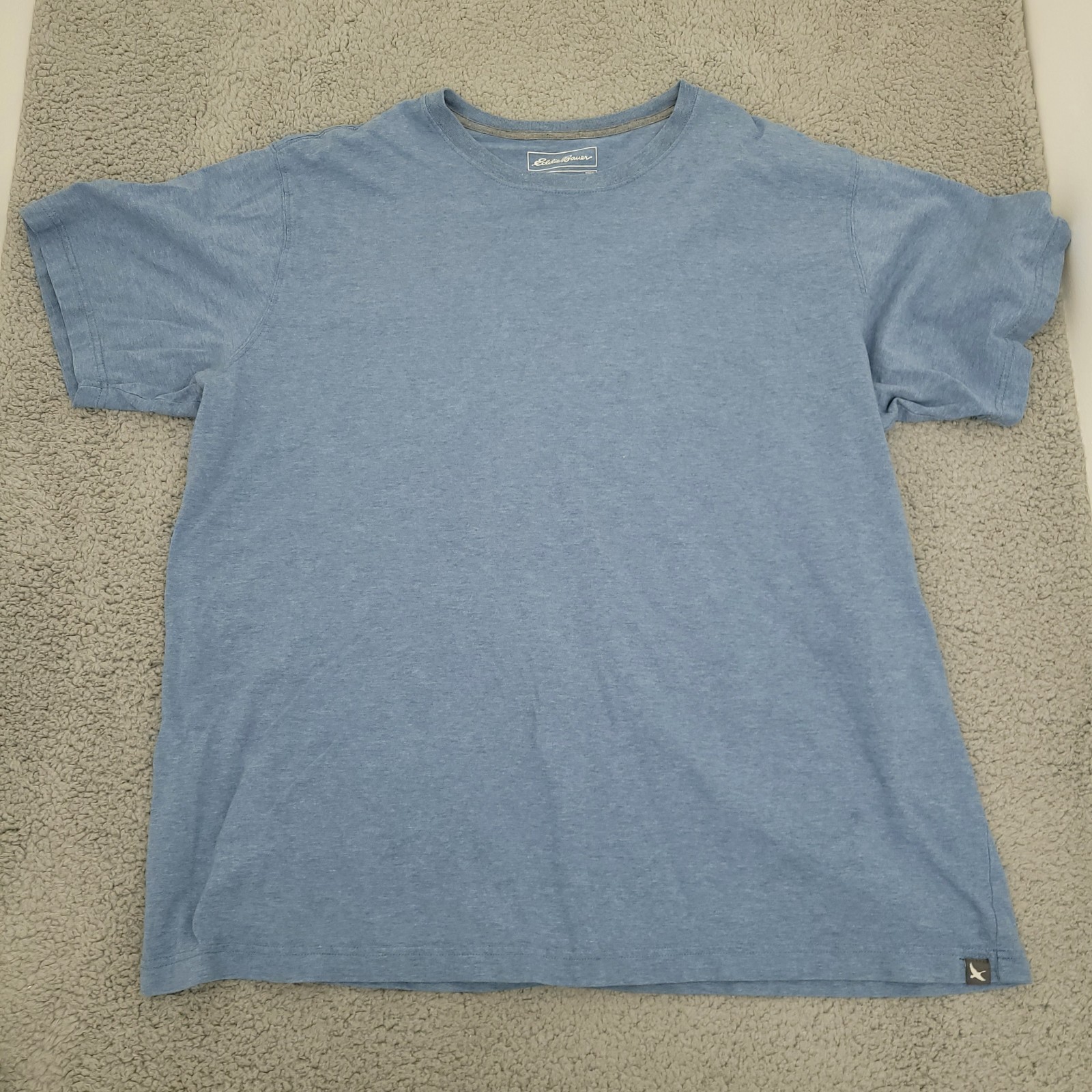 Eddie Bauer Men Shirt T2XL Short Sleeve Blue