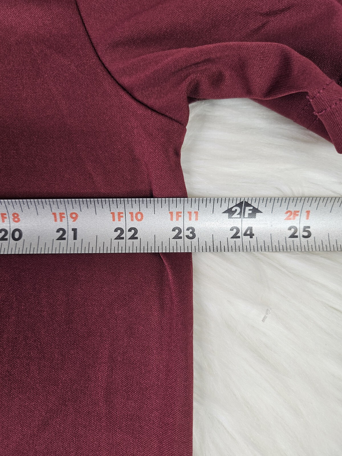 JOHN BLAIR FINE MENSWEAR V NECK STRETCH MAROON PAISLEY COLLAR (L) gallery