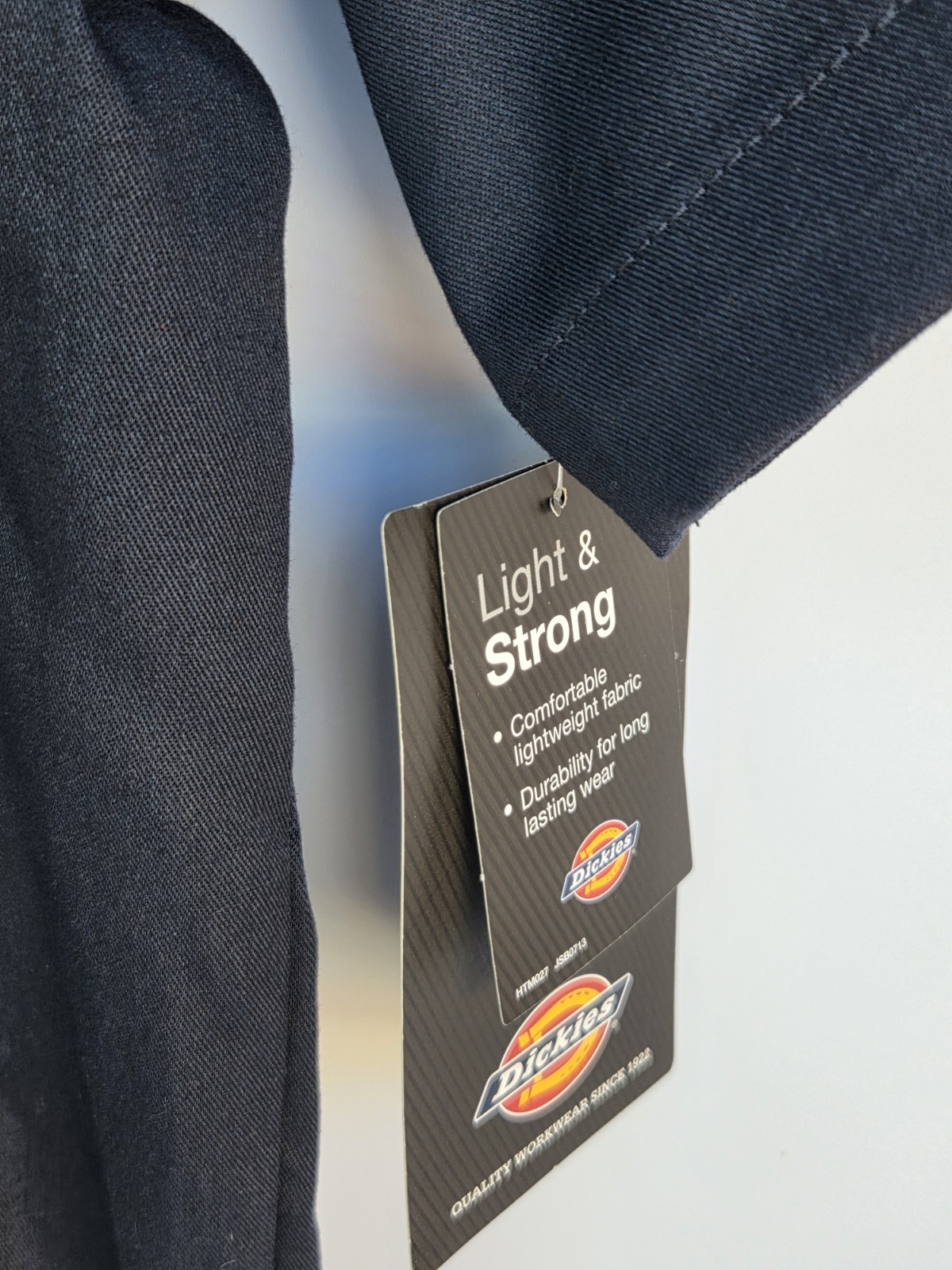 Dickies FLEX Relaxed Fit Button Short Sleeve Work Shirt Men's Small Dark Navy gallery