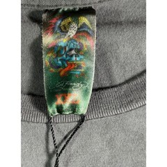 Ed Hardy Christian Audigier Men’s Graphic Shirt Dark Grey XXL Death Angel Lover