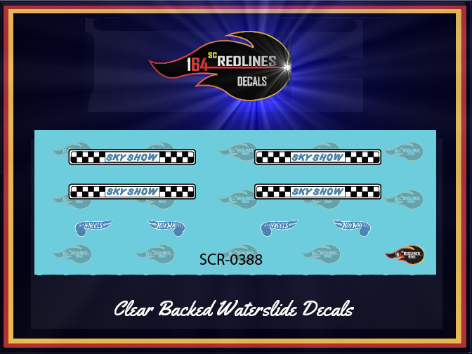1/64 Redline ‘Sky Show’ Replica Decal SCR-0388