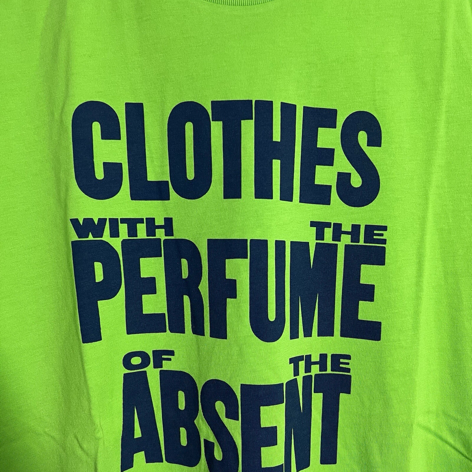 NEW SPRZ NY Uniqlo Daniel Martinez MoMA Perfume Random Green T-Shirt Mens Medium gallery