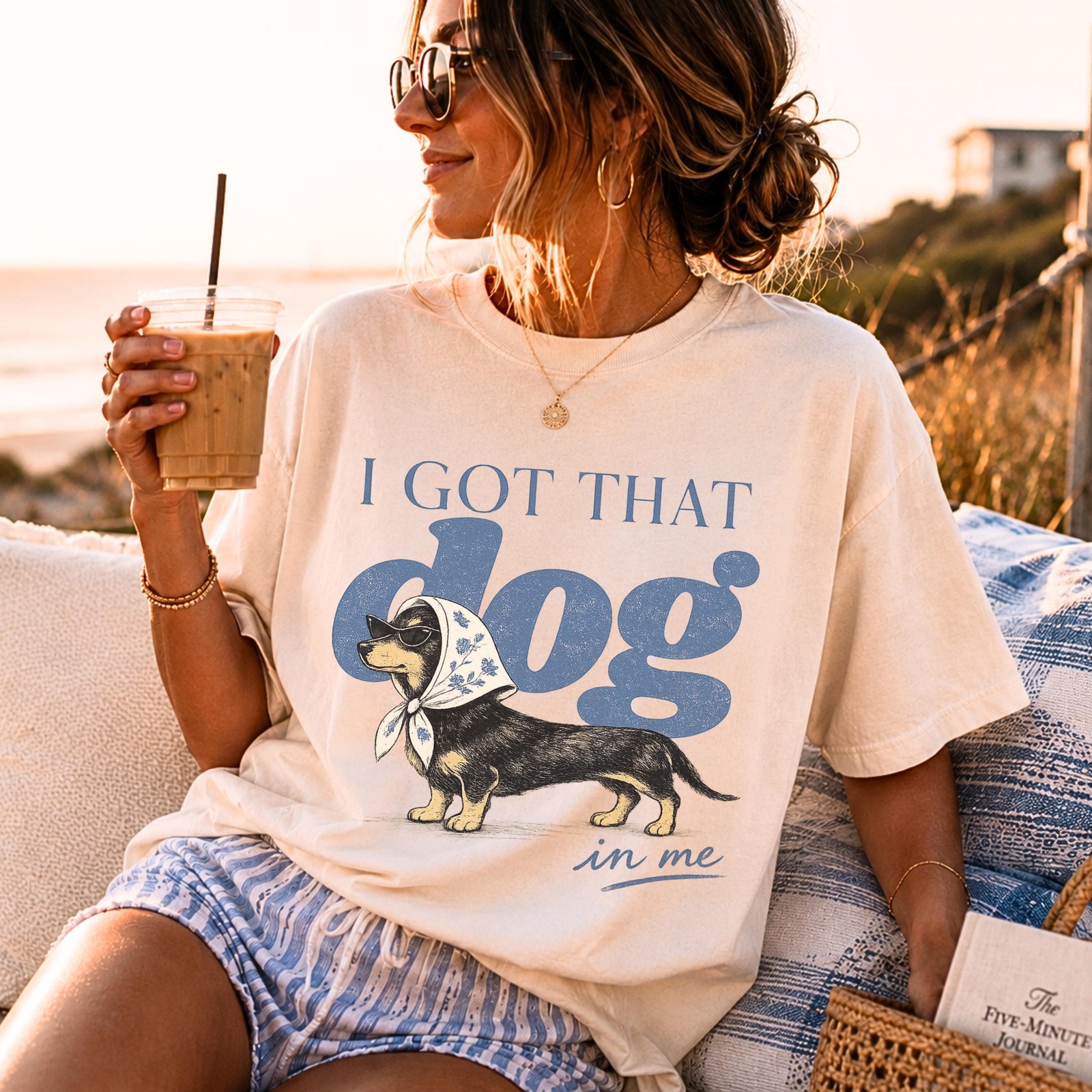 I Got That Dog In Me Dachshund T Shirt Funny Wiener Dog Vintage Tee