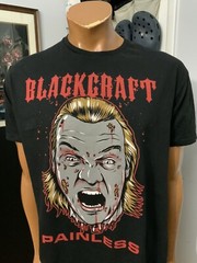 Black Craft Cult Painless Chris Jericho Black Graphic Wrestling T-Shirt Sz. L