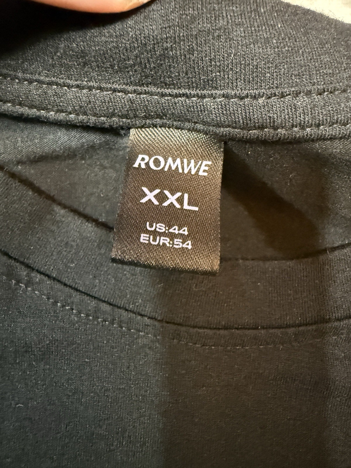 ROMWE Street Life Collection Graphic Tee. Size XXL. Grunge. Hip-hop. Streetwear gallery