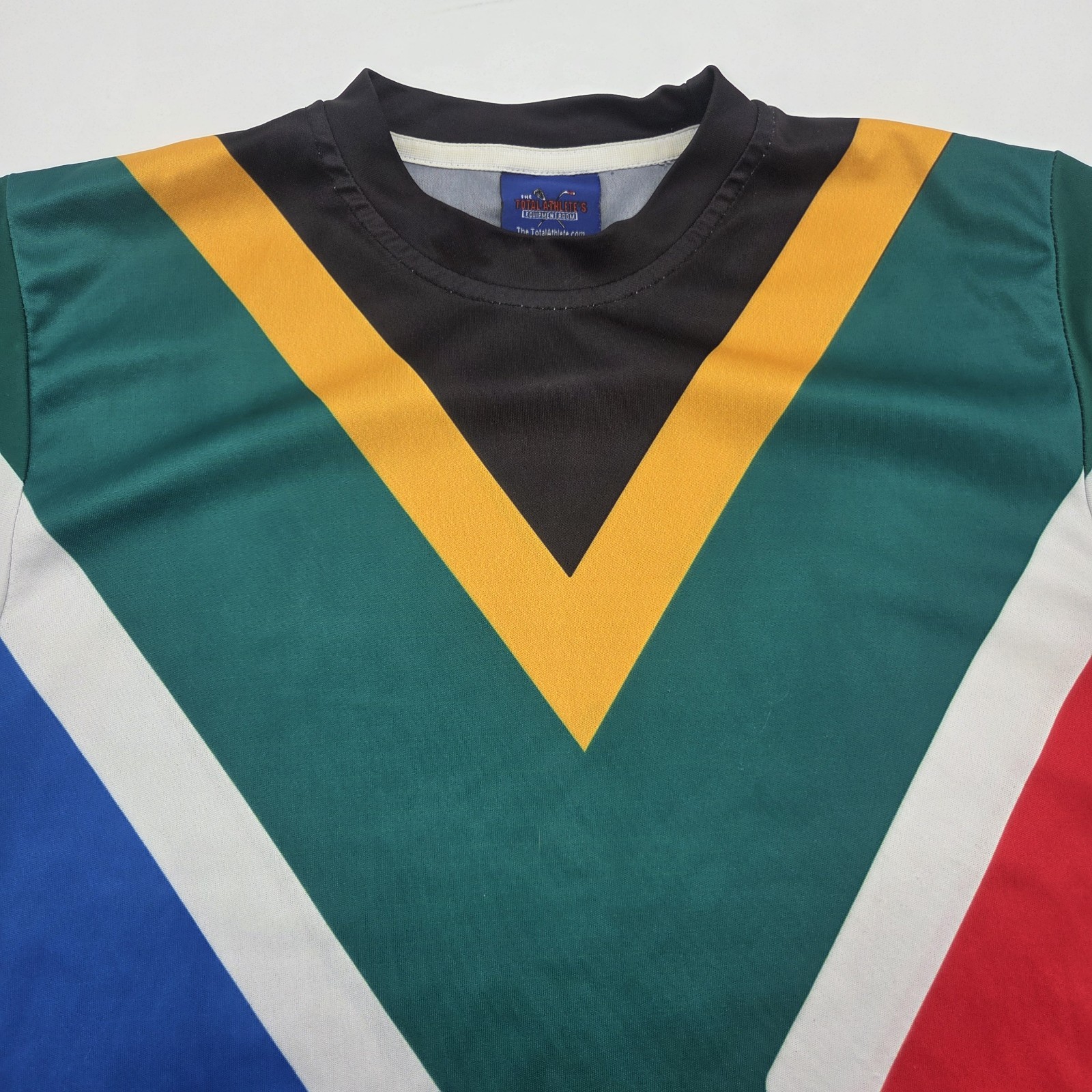 SOUTH AFRICA Flag Shirt Coat Of Arms Men's Small Sport Vintage Jersey Full Print gallery