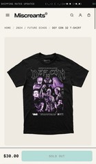 MISCREANTS Machine Learning DEF CON 32 T-Shirt XL Black Purple DC32 Vendor AI