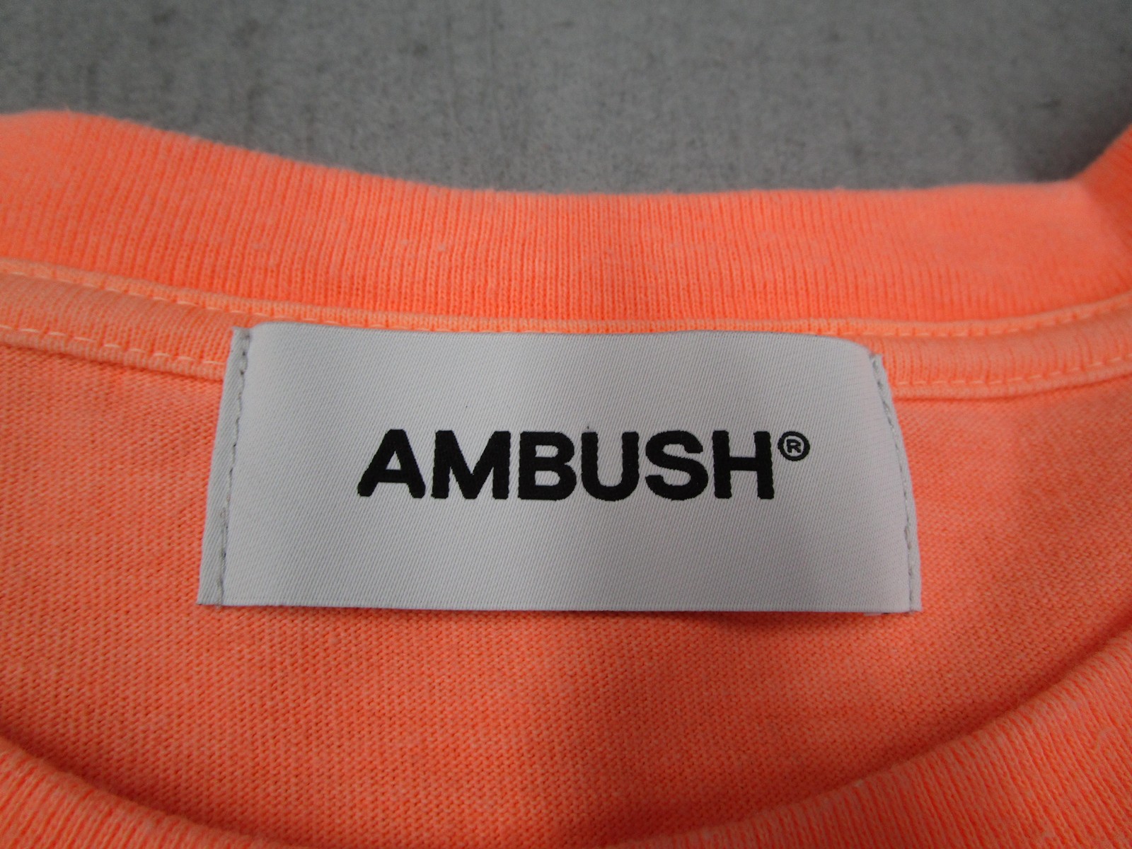 Ambush Shirt Mens Medium Neon Orange Flaming 88 Rising Japan Streetwear gallery
