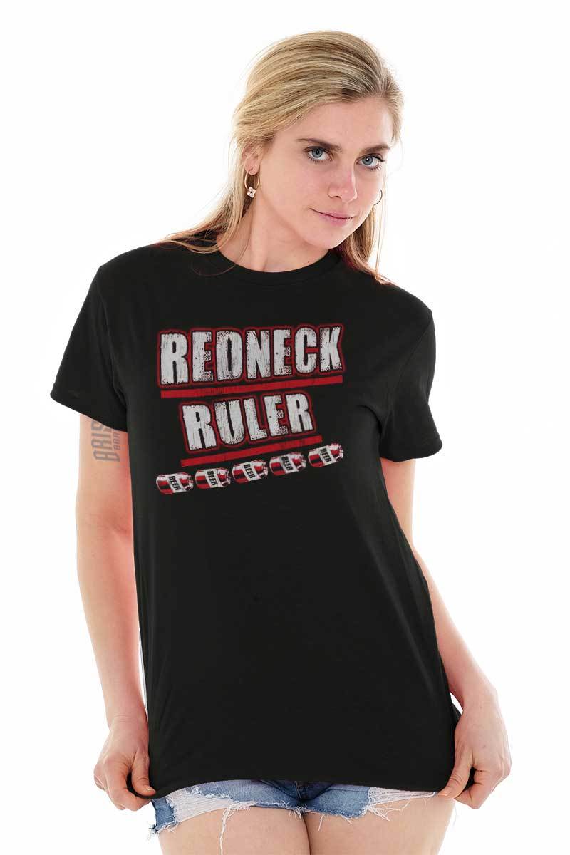 Redneck Funny Drinking Beer Drunk Joke Gift Womens Graphic T Shirts Tee T-Shirt gallery