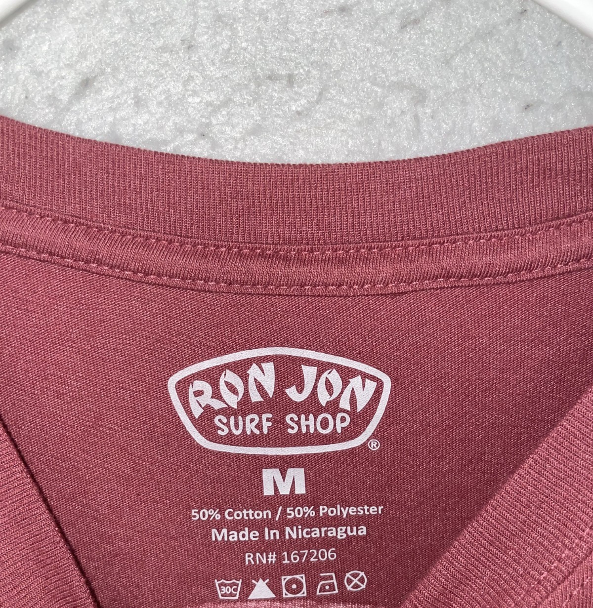 Ron Jon Surf Shop T-Shirt Panama City Beach Surfing Women's M pink logo gallery
