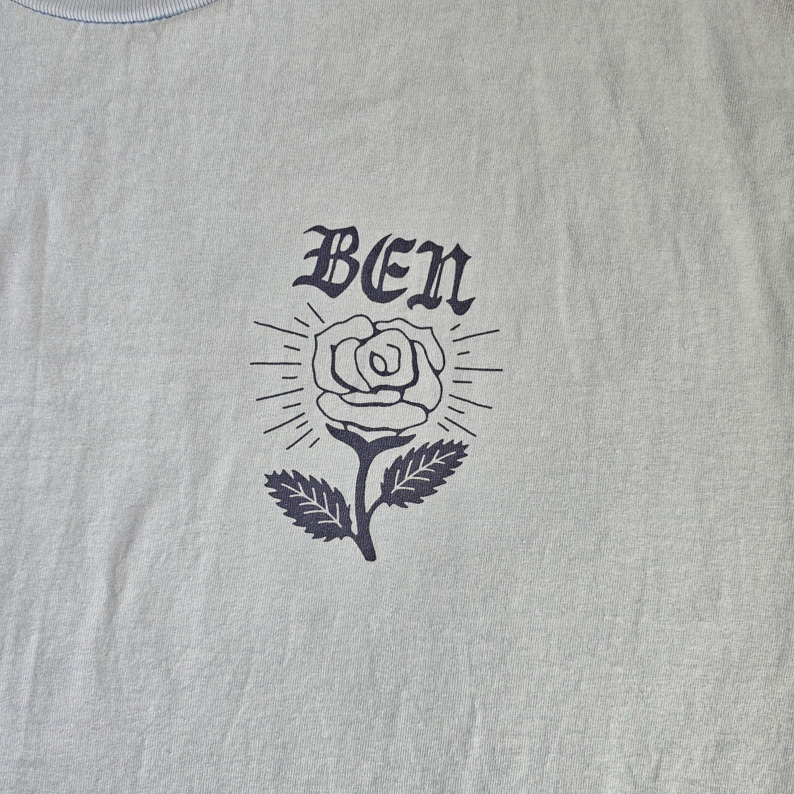 Macklemore BEN Tour T Shirt XL Light Blue American Apparel 1301 Graphic Tee gallery