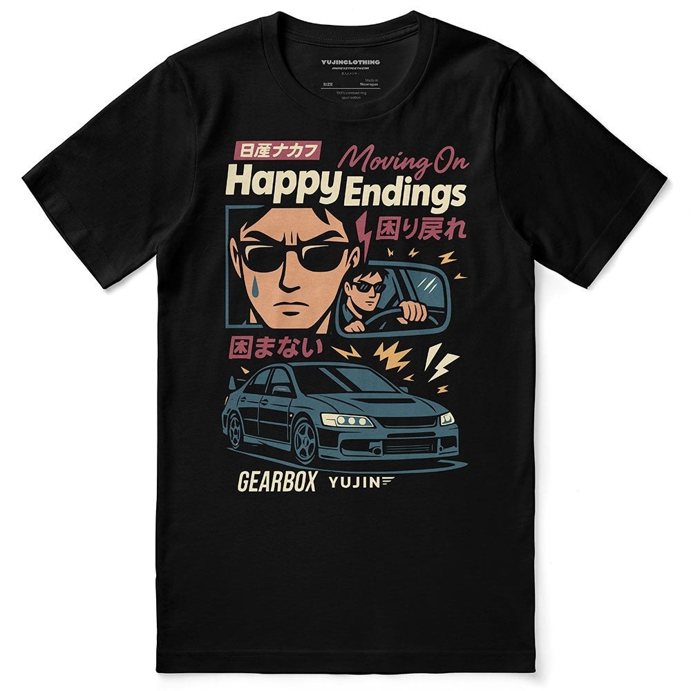 Happy Ending Car T-Shirt gallery