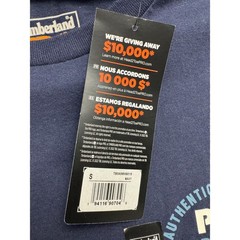 Timberland PRO Mens Navy Blue Authentic Workwear Graphic T-Shirt Small NEW