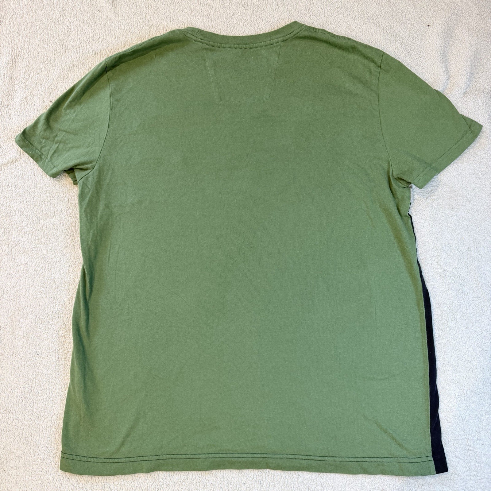 Nautica Men's Colorblock Crew Neck Short Sleeve T-Shirt L Green Navy Gray Cotton gallery