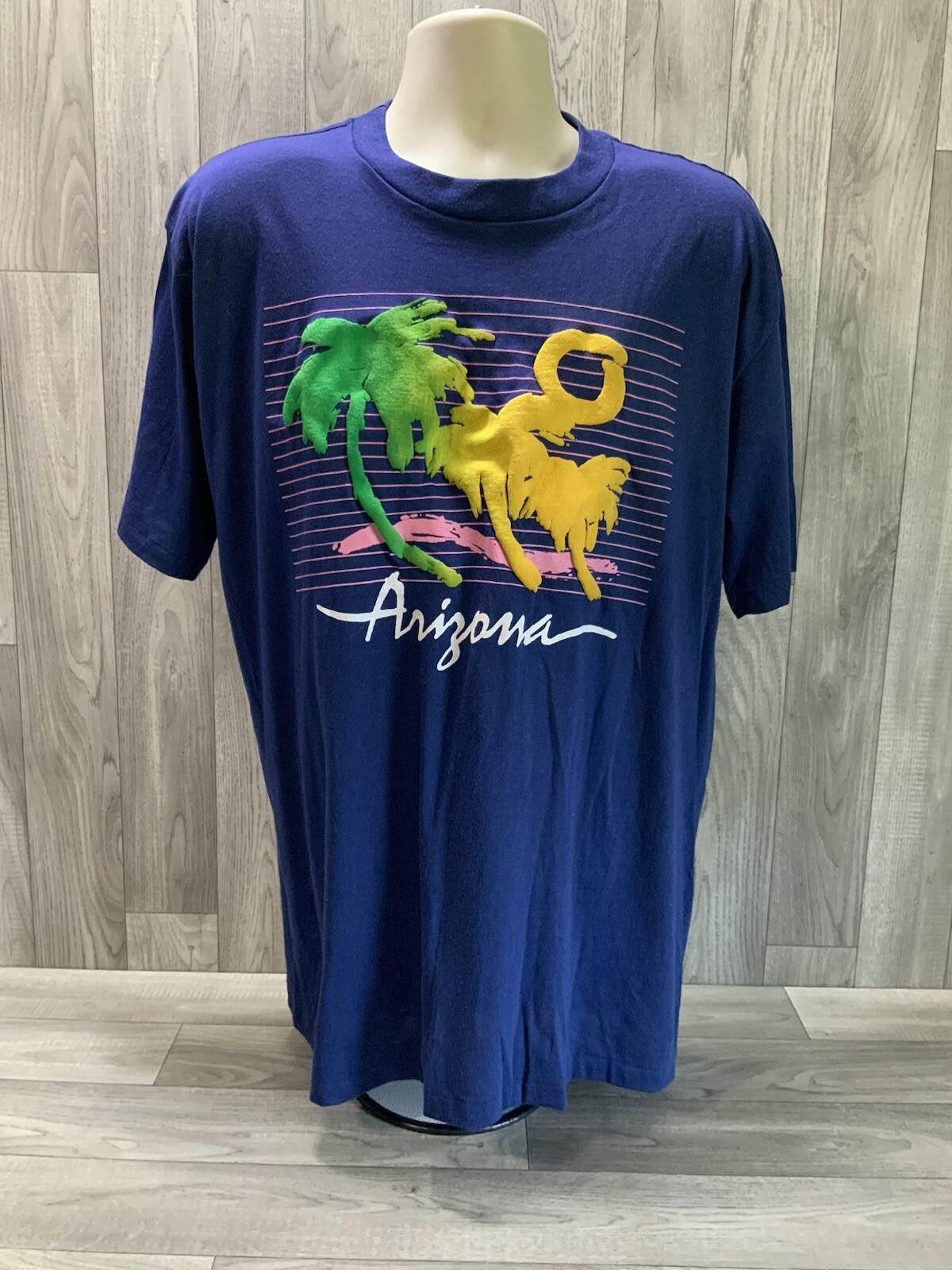 Arizona Single Stitch Shirt Blue XL Vtg gallery