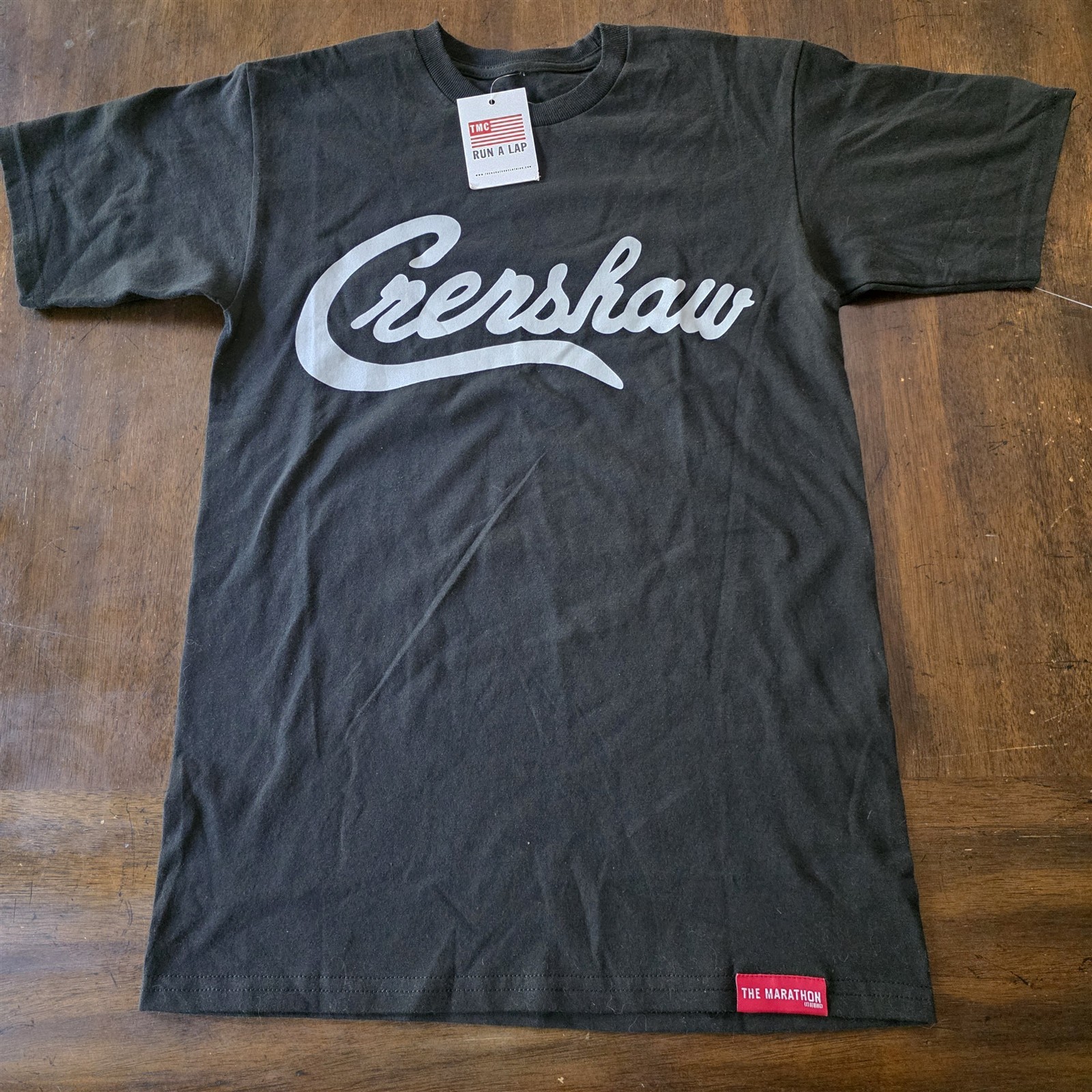 NWT Nipsey Hussle M The Marathon Crenshaw Limited Edition Black/Grey T-Shirt 067