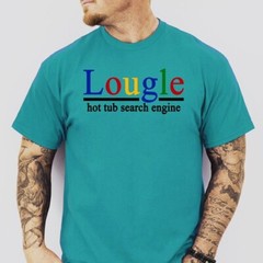 LOUGLE, Hot Tub Time Machine themed Ring Spun Cotton T-Shirt