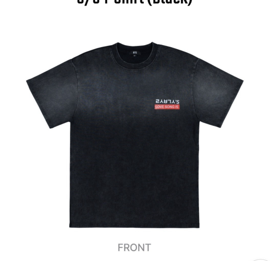 Official bts pop up Vegas Arirang s/s t shirt (black) us exclusive SIZE XL gallery