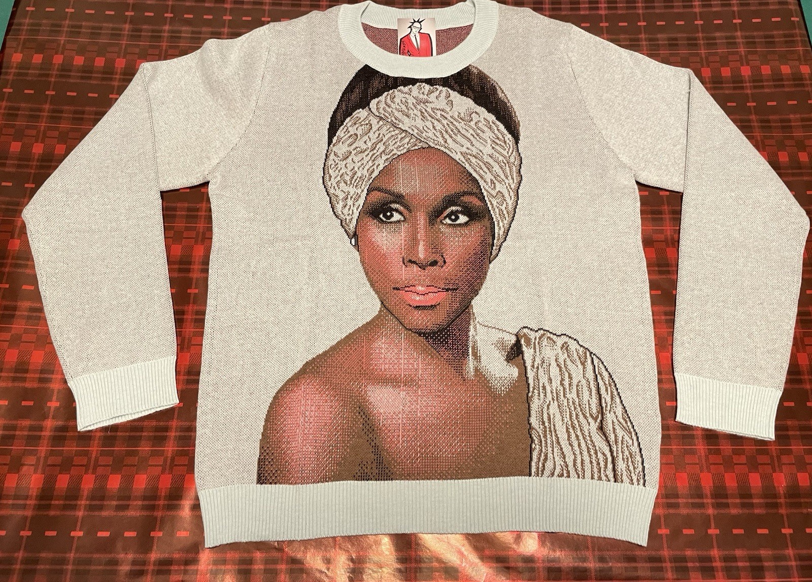 Dominique Deveraux Dynasty Turban Sweater Cotton / Poly Blend Diahann Carroll gallery