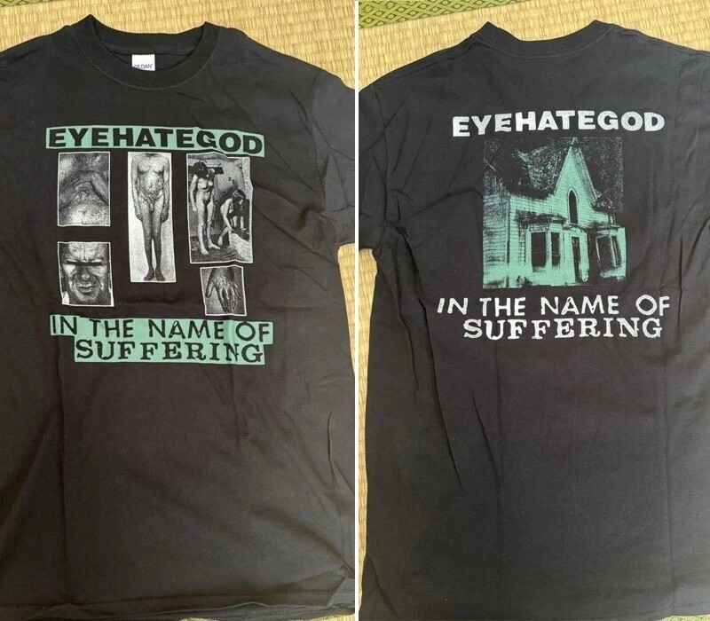 Vtg Eyehategod In The Name Of Suffering Rare Design 2 Side Black T shirt gallery