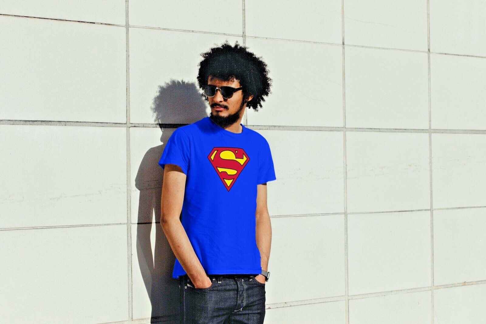 Superman, Classic Logo, T-Shirt, Cotton( Adult Sizes: S,M,L, XL) gallery
